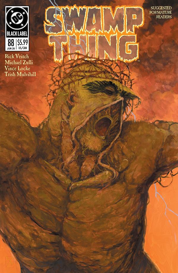 Swamp Thing 1989 #1 CVR B (OF 4) CVR B MICHAEL ZULLI CARD STOCK cover