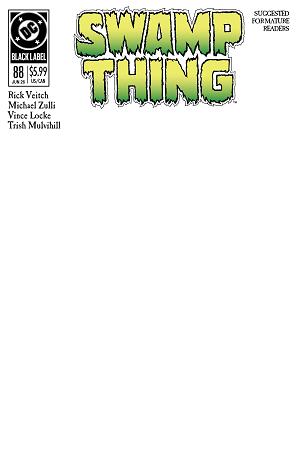 Swamp Thing 1989 #1 CVR C (OF 4) CVR C BLANK CARD STOCK cover