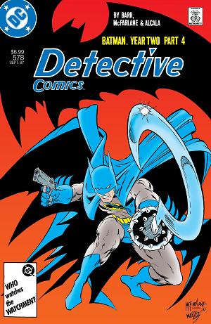 Detective Comics #578 CVR C FACSIMILE EDITION CVR C TODD MCFARLANE FOIL cover