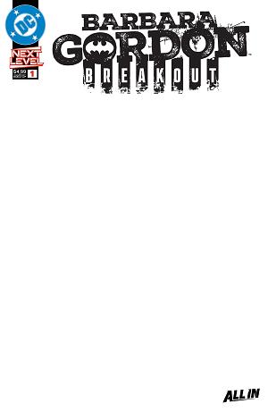 Barbara Gordon Breakout #1 CVR F CVR F BLANK CARD STOCK cover