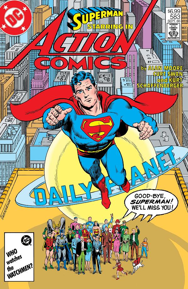 Action Comics #583 CVR C FACSIMILE EDITION CVR C CURT SWAN FOIL cover