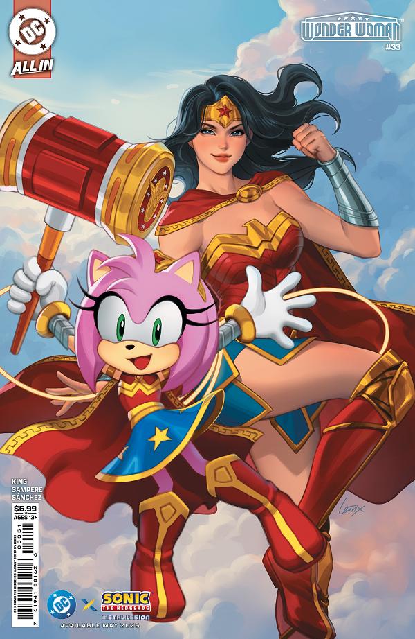 Wonder Woman #33 variant cover by Lesley Leirix Li