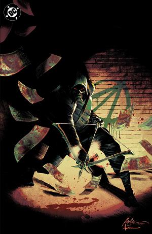 Absolute Green Arrow #1 CVR E (OF 6) CVR E RAFAEL ALBUQUERQUE FOIL cover