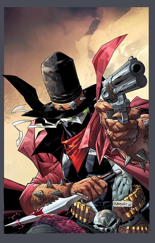 Gunslinger Spawn #54 CVR C CVR C INC 1:50 CARLO BARBERI FOIL VIRGIN cover