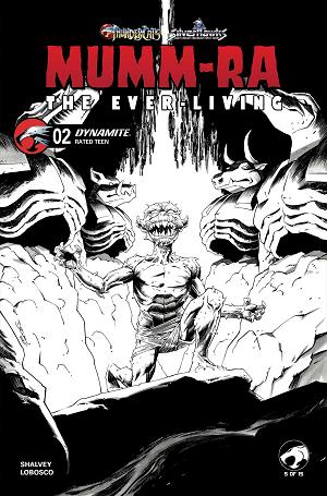 Mumm Ra The Ever Living #2 CVR K CVR K DECLAN SHALVEY LINE ART cover