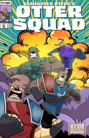 Otter Squad #3 CVR A MATT RODGERS COOL GUYS DONT LOOK AT EXPLOSIONS cover