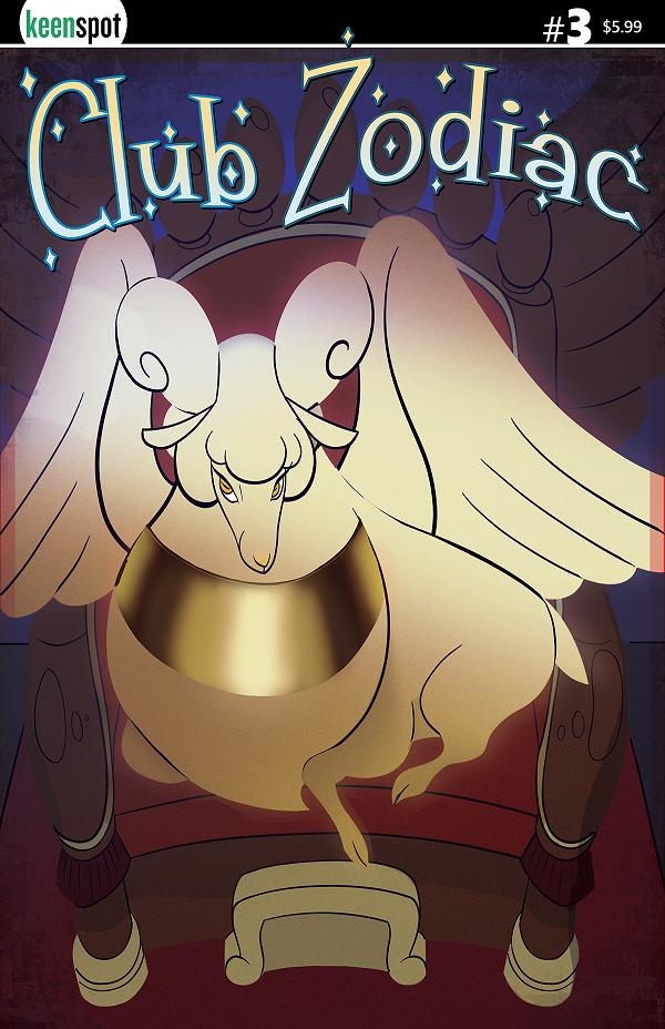Club Zodiac #3 variant cover by Phineas Conrad