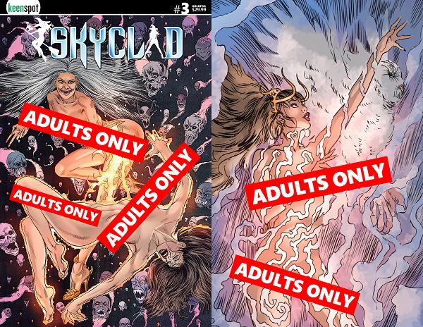 Skyclad #3 variant cover by Michal Dutkiewicz