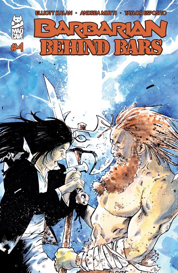 Barbarian Behind Bars #4 cover by Andrea Mutti