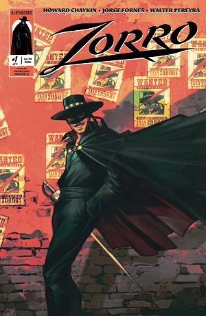 Zorro Cover A (Fornés) #1 Variant B (Tomaselli) cover