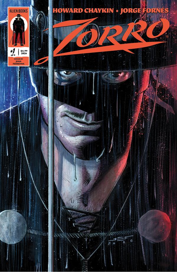 Zorro Cover A (Fornés) #1 variant cover by Juan Ferreyra
