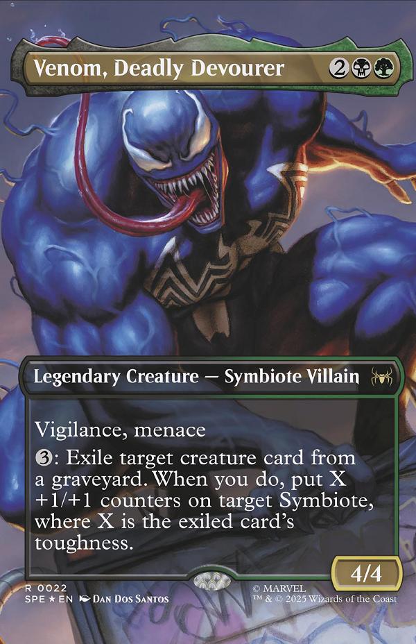 Venom #258 DAN DOS SANTOS MAGIC: THE GATHERING VARIANT cover