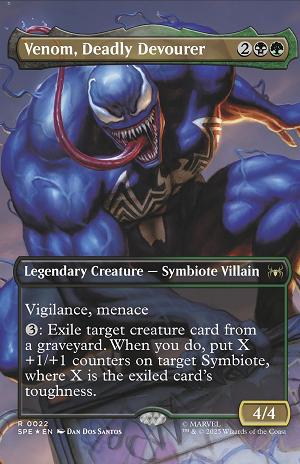 Venom #258 DAN DOS SANTOS MAGIC: THE GATHERING VARIANT cover