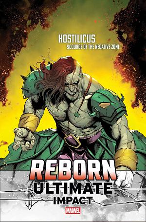 Ultimate Impact: Reborn #1 STEFANO CASELLI HOSTILICUS FIRST APPEARANCE VARIANT B cover