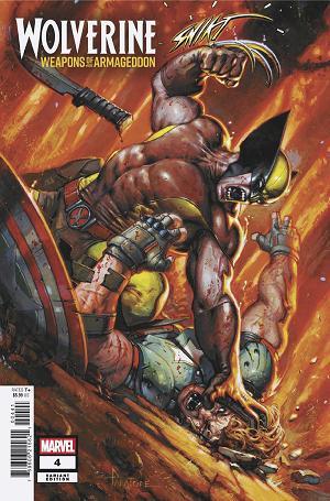 Wolverine: Weapons Of Armageddon #4 DAVIDE PARATORE VARIANT cover