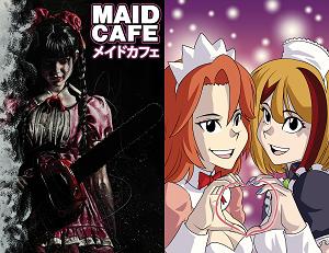 Maid Cafe #3 CVR D CVR D NAOMI GRIFFIN & REMY EISU MOKHTAR HOLOFOIL FLIP cover