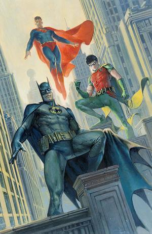 Batman & Superman: World's Finest #52 CVR C CVR C DAVIDE PARATORE CARD STOCK cover