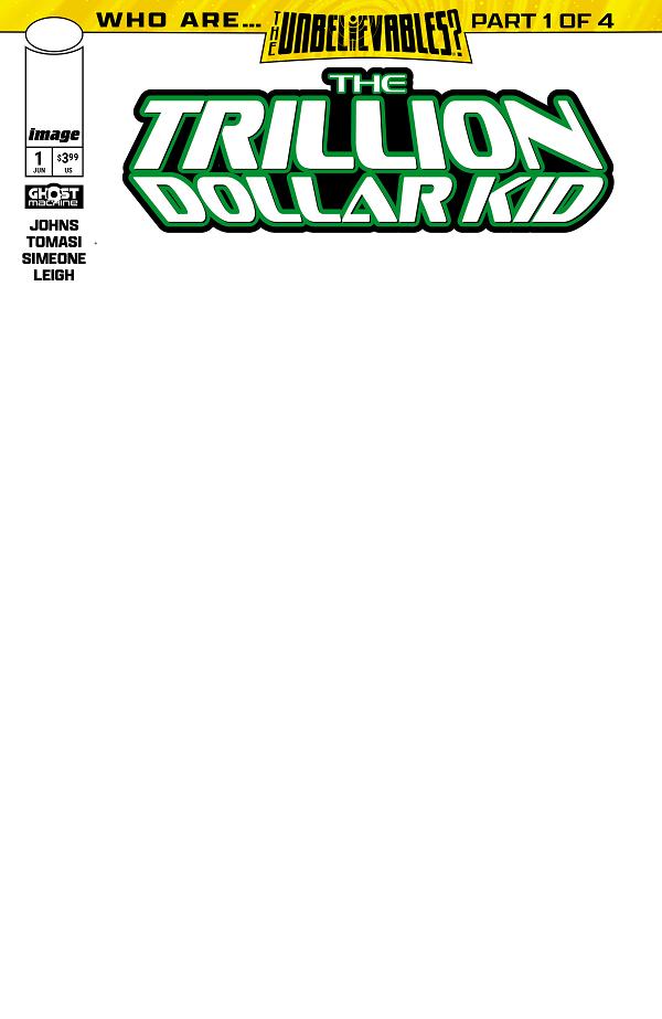 Trillion Dollar Kid #1 CVR E (OF 2) CVR E BLANK SKETCH cover