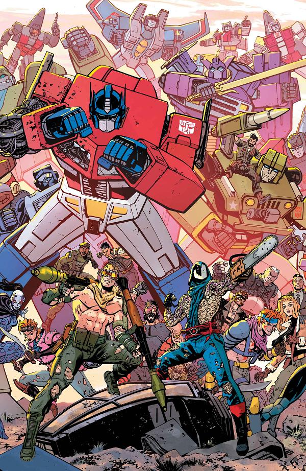Gi Joe #23 CVR F CVR F TOM REILLY & ADRIANO LUCAS TRANSFORMERS ENERGON UNIVERSE 3RD ANNIVERSARY cover