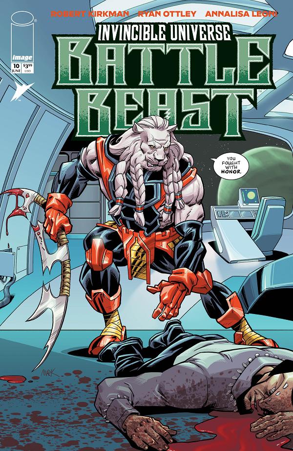 Invincible Universe Battle Beast #10 CVR E CVR E INC 1:50 MARK ENGLERT cover