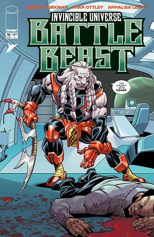 Invincible Universe Battle Beast #10 CVR E CVR E INC 1:50 MARK ENGLERT cover