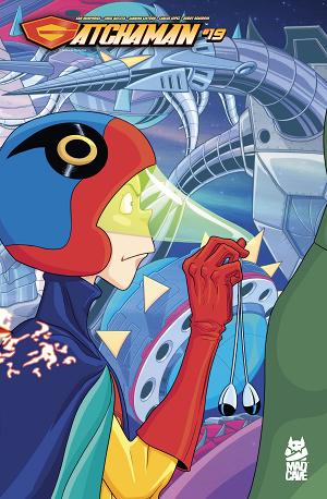 Gatchaman #19 CVR B CVR B CHRIS BATISTA SABRINA CINTRON CONNECTING cover