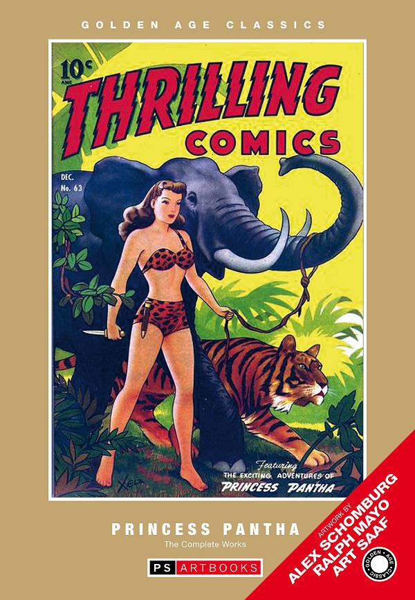 Golden Age Classics Princess Pantha HC Vol 01 cover by Bob Powell