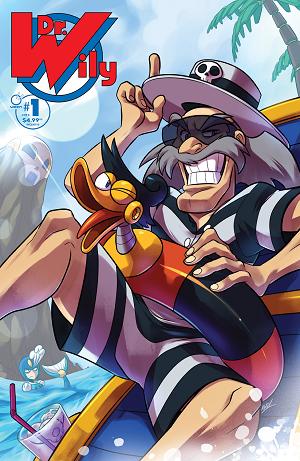 Dr Wily #1 CVR D  (ONE SHOT) CVR D INC 1:5 ANDREW DICKMAN cover