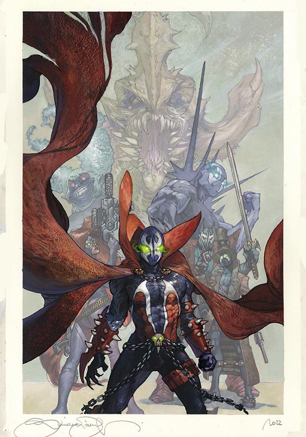 Spawn #376 CVR C CVR C INC 1:50 SIMONE BIANCHI FOIL VIRGIN cover