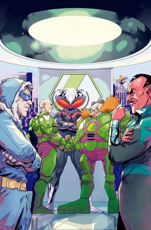 Dc X Sonic The Hedgehog The Metal Legion #2 CVR A PABLO M COLLAR cover