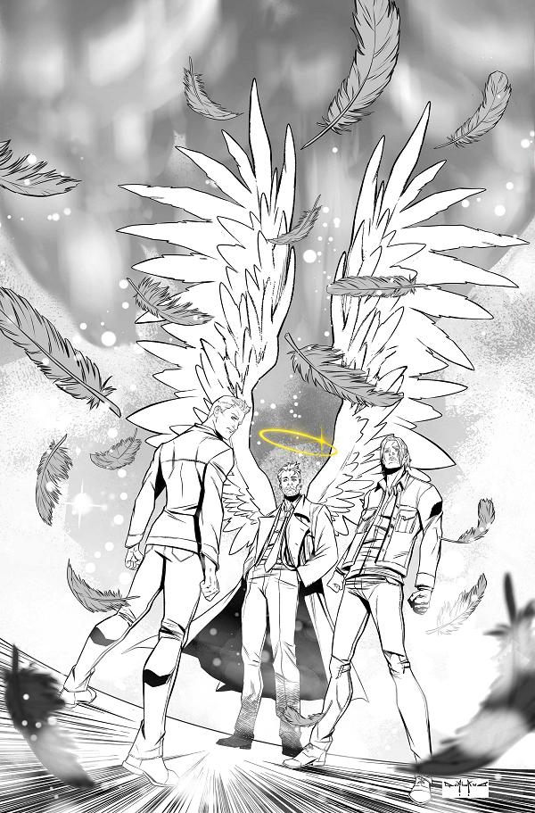 Supernatural Special Castiel #1 CVR I (ONE SHOT) CVR I INC 1:15 PASQUALE QUALANO LINE ART VIRGIN cover