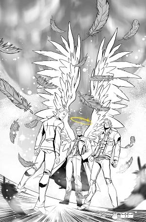 Supernatural Special Castiel #1 CVR I (ONE SHOT) CVR I INC 1:15 PASQUALE QUALANO LINE ART VIRGIN cover