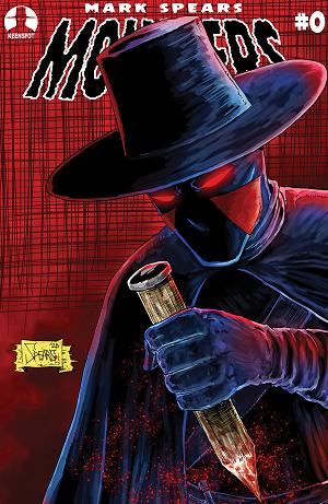 Mark Spears Monsters #0 CVR F DELUXE EDITION (ONE SHOT) CVR F MARK SPEARS 1:50 HOLOFOIL SLAY IT SKETCH cover
