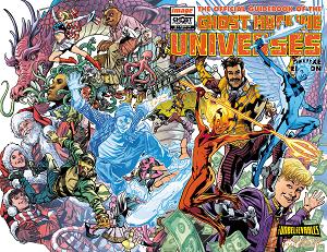 Ghost Machine The Official Guidebook #3 CVR B (OF 5) CVR B BRYAN HITCH & BRAD ANDERSON WRAPAROUND cover