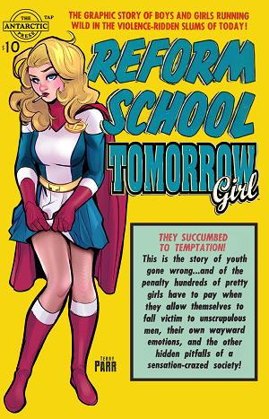 Tomorrow Girl #19 CVR B CVR B TERRY PARR RETRO HOMAGE cover