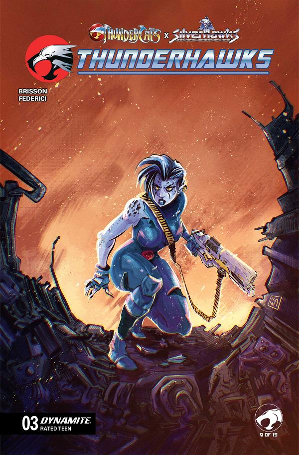 Thundercats X Silverhawks Thunderhawks #3 CVR D CVR D ALESSANDRO RANALDI cover