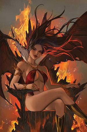 Vampirella Armageddon #12 CVR H CVR H INC 1:15 LESLEY LEIRIX LI VIRGIN cover
