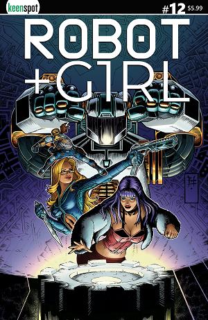 Robot + Girl #12 CVR B CVR B JEFFREY EDWARDS cover