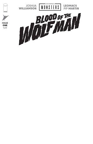 Universal Monsters Blood Of The Wolf Man #1 CVR H (OF 4) CVR H BLANK SKETCH cover