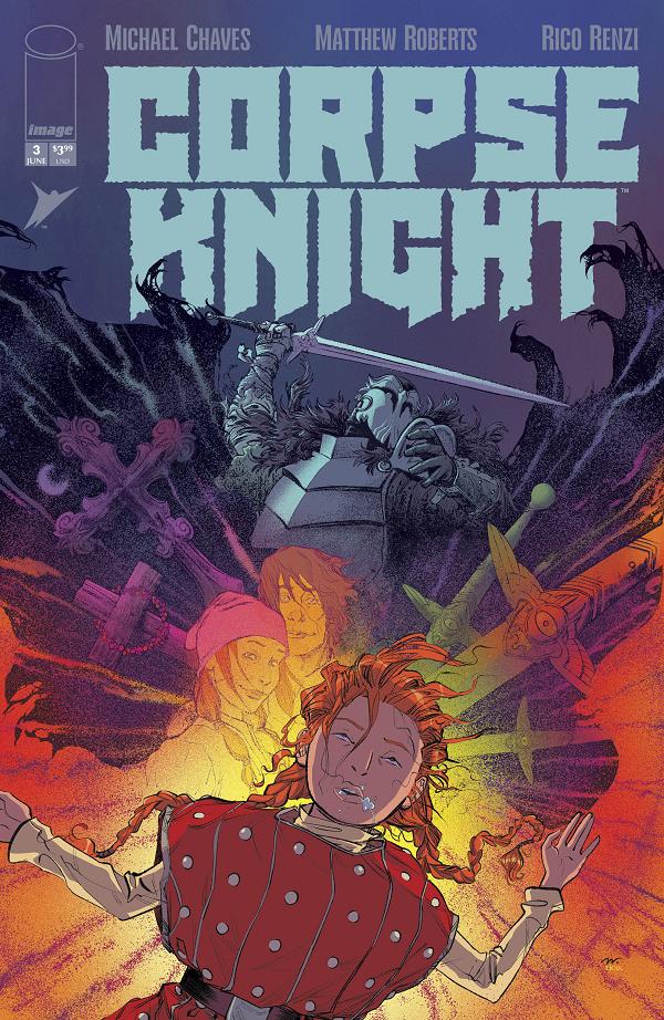 Corpse Knight #3 CVR A MATTHEW ROBERTS & RICO RENZI cover