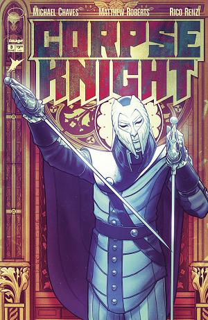 Corpse Knight #3 CVR D (OF 6) CVR D INC 1:25 NIMIT MALAVIA STAINED GLASS cover