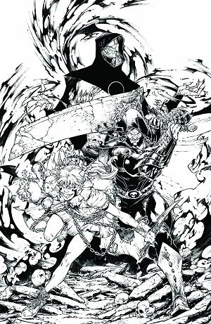 Spawn The Curse Of Sherlee Johnson #6 CVR C CVR C BRETT BOOTH B&W VIRGIN cover