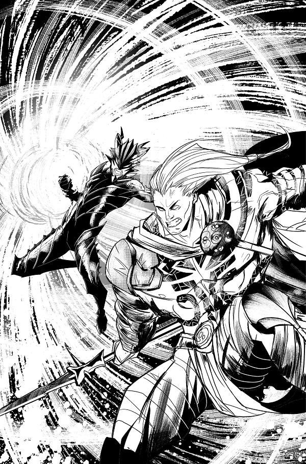 Fireborn #3 CVR C CVR C INC 1:15 PATRICK MULHOLLAND B&W cover