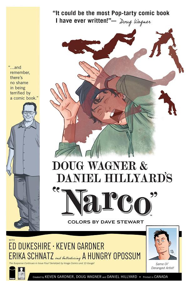 Narco #4 CVR B (OF 5) CVR B DANIEL HILLYARD & DAVE STEWART HITCHCOCK HOMAGE cover