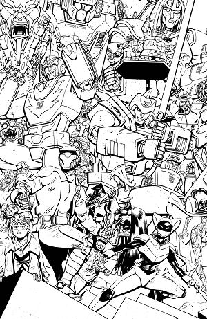 Void Rivals #31 CVR I CVR I TOM REILLY ENERGON UNIVERSE 3RD ANNIVERSARY B&W cover