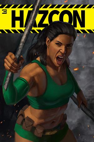 Hazcon #3 CVR C (OF 5) CVR C AARON BARTLING PAINTED cover