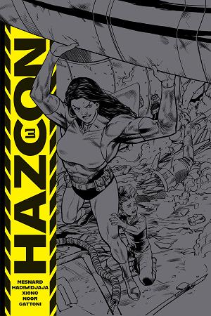 Hazcon #3 CVR D (OF 5) CVR D 5 COPY DONNY HADIWIDJAJA UNLOCK BLACK EMBOSSED UV cover