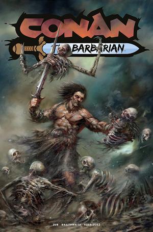 Conan The Barbarian #32 CVR A NICK PERCIVAL (MR) cover