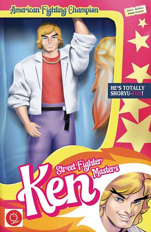 Street Fighter Masters Ken #1 CVR D (ONE SHOT) CVR D INC 1:5 JEFFREY CRUZ cover