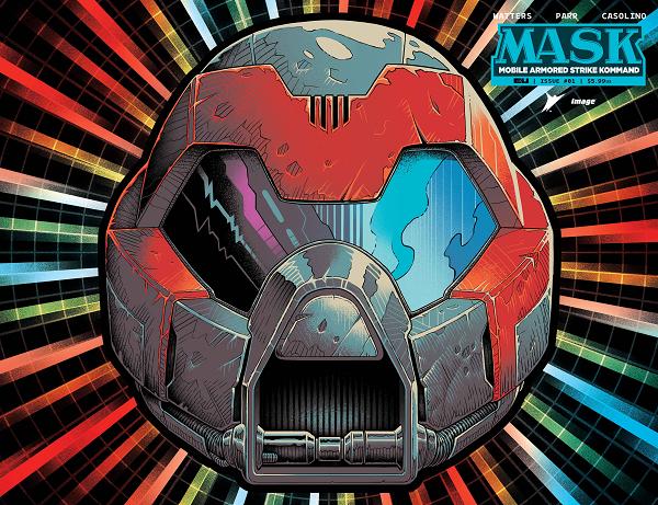 Mask #1 CVR P CVR P PYE PARR & LUKE PREECE & ANDRES JUAREZ DIE CUT FOIL MASK cover